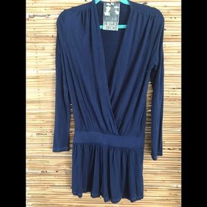 Blue stretchy romper by Young Fabulous and Broke.  Excellent condition